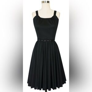 Trashy Diva Black Cotton Annette Dress with 2 belts